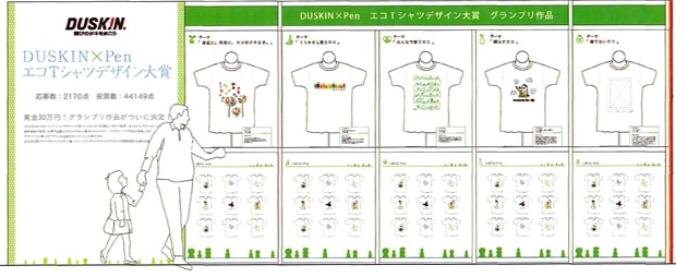 エコTシャツデザイン大賞グランプリ作品展示