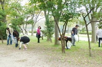 大阪城公園のゴミ拾い活動3