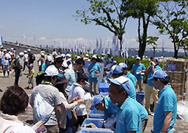 「WFPウォーク・ザ・ワールド」 横浜市　横浜市ウォークルート周辺