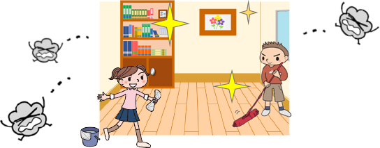 おそうじクイズ2 お家でおそうじチャレンジ 株式会社ダスキン おそうじクイズ2 お家でおそうじチャレンジ 株式会社ダスキン